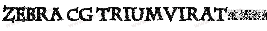 ZEBRA CG Triumvirat字体转换